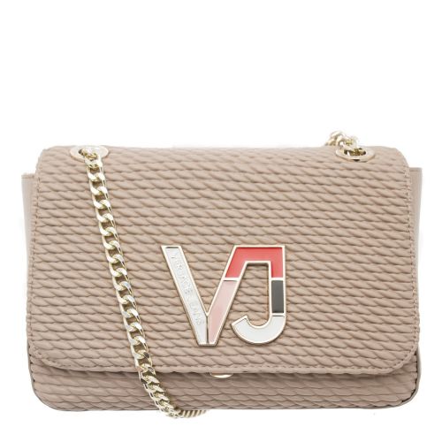 Womens Pale Pink Soft Texture Shoulder Bag 35956 by Versace Jeans from Hurleys