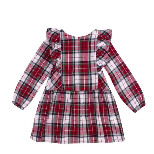 Girls Red Plaid Frill Dress 74843 by Mayoral from Hurleys