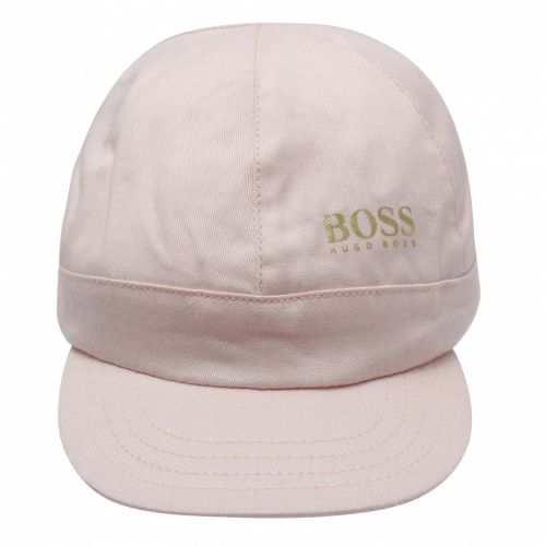 Baby Pink Logo Cotton Twill Cap 55901 by BOSS from Hurleys