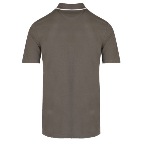 Mens Khaki Bloko Branded S/s Polo Shirt 35999 by Ted Baker from Hurleys
