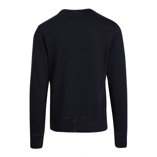 Mens Navy Nate Branded Sweat Top 77932 by Parajumpers from Hurleys