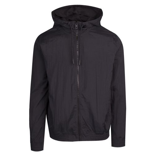 Casual Mens Black Zinc Ripstop Hood Zip Sweat Jacket 37567 by BOSS from Hurleys