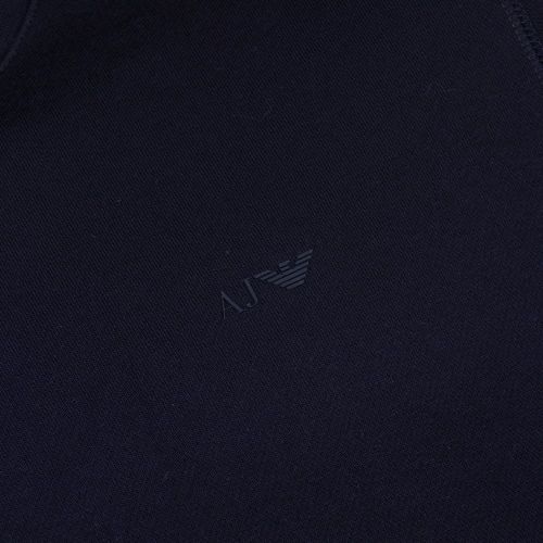 Mens Black Small Logo Crew Sweat Top 69632 by Armani Jeans from Hurleys