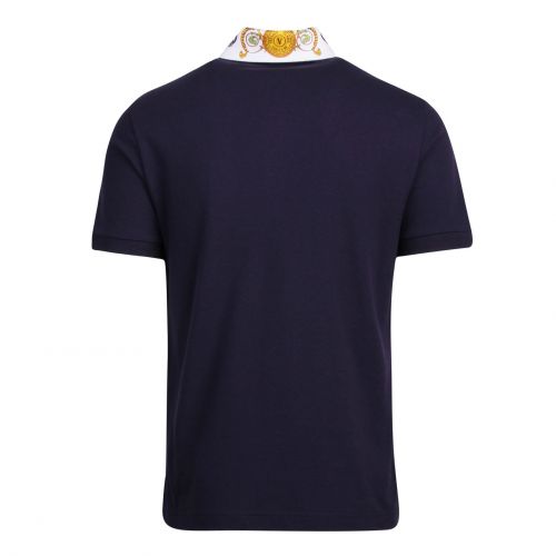 Mens Blue Tuileries Collar Regular Fit S/s Polo Shirt 85013 by Versace Jeans Couture from Hurleys