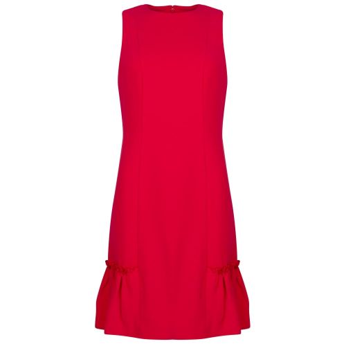 Womens True Red Ruffle Dress 20310 by Michael Kors from Hurleys