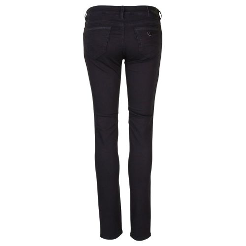 Womens Black J23 Mid Rise Skinny Fit Push Up Jeans 69768 by Armani Jeans from Hurleys