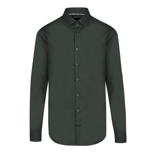 Mens Forest Poplin Stretch Slim Fit L/s Shirt 44139 by Calvin Klein from Hurleys