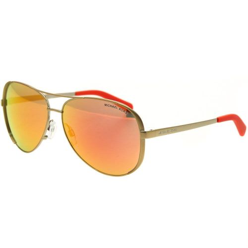Womens Gold & Orange Mirror Chelsea Sunglasses 12180 by Michael Kors from Hurleys
