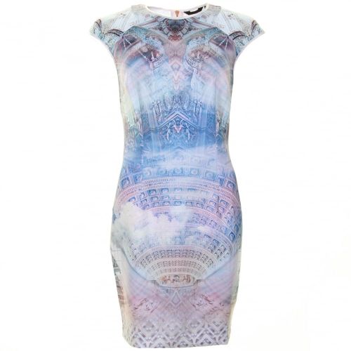 Womens Lilac Dremaa Dreamscape Bodycon Dress 35381 by Ted Baker from Hurleys
