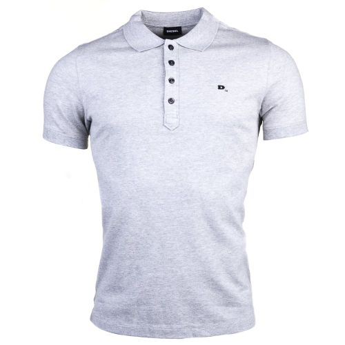 Mens Grey T-Heal S/s Polo Shirt 69519 by Diesel from Hurleys