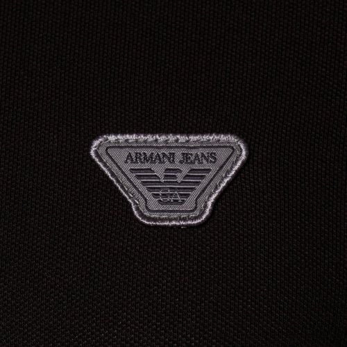 Mens Black Slim Fit S/s Polo Shirt 61251 by Armani Jeans from Hurleys