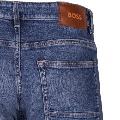 BOSS Jeans Mens Medium Blue Delaware Slim