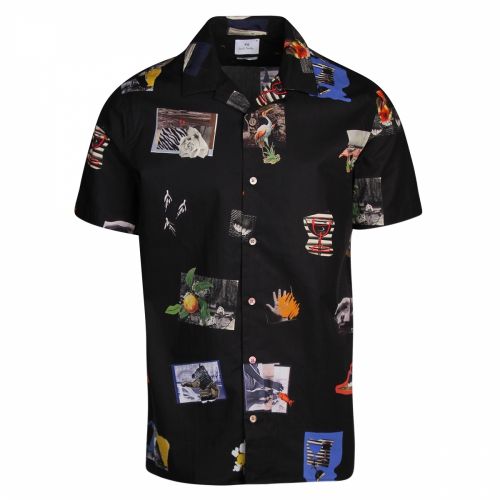 Mens Black Photo Print Casual Fit S/s Shirt 40878 by PS Paul Smith from Hurleys
