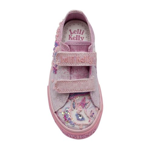 Girls Pink Fluttershy Low Trainers (24-31) 87400 by Lelli Kelly from Hurleys