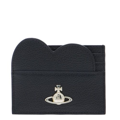 Womens Black Balmoral Heart Card Wallet 21007 by Vivienne Westwood from Hurleys