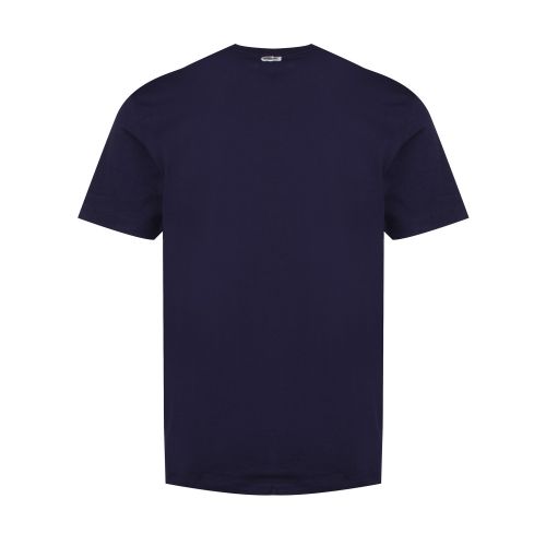 Mens Navy Tonal Logo S/s T Shirt 59345 by Lacoste from Hurleys