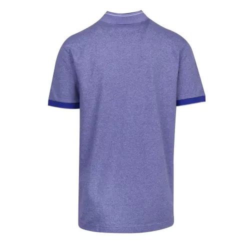 BOSS Polo Shirt Mens Blue Marl Paddy 2 Regular Fit S/s