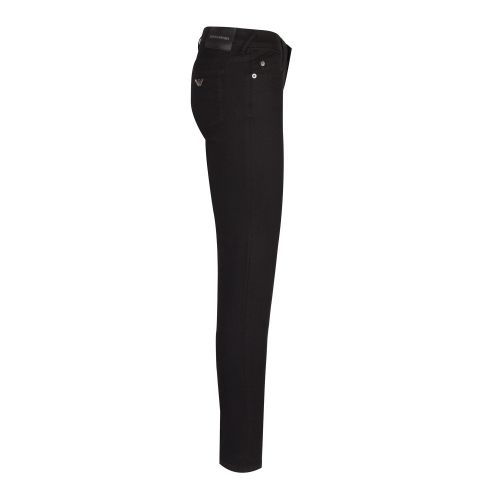 Womens Black J28 Mid Rise Skinny Fit Jeans 48043 by Emporio Armani from Hurleys