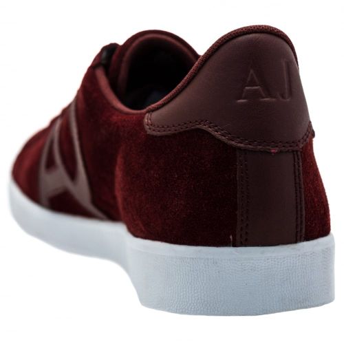 Mens Bordeaux Suede Trainers 65893 by Armani Jeans from Hurleys