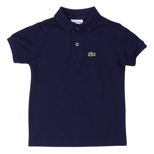 Boys Navy Classic Pique S/s Polo Shirt 71333 by Lacoste from Hurleys