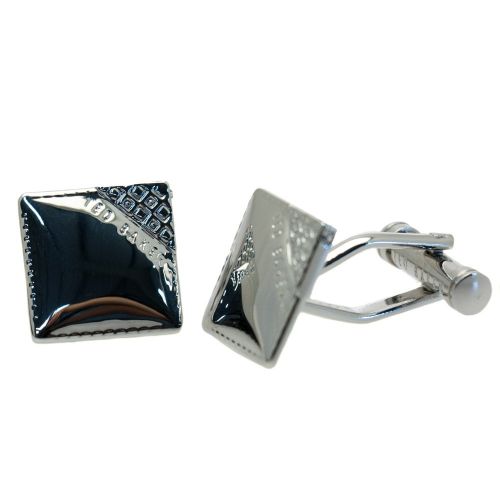 Mens Silver Cookke Cufflinks 63424 by Ted Baker from Hurleys