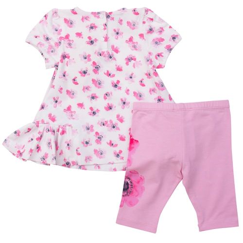 Baby White & Pink Top & Leggings Set 6264 by Armani Junior from Hurleys