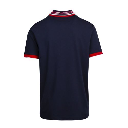 Athleisure Mens Navy Paddy 1 Trim S/s Polo Shirt 81145 by BOSS from Hurleys