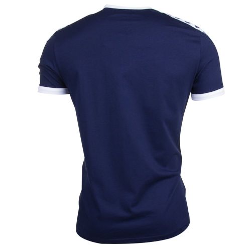 Mens Carbon Blue Taped Ringer S/s T Shirt 16375 by Fred Perry from Hurleys