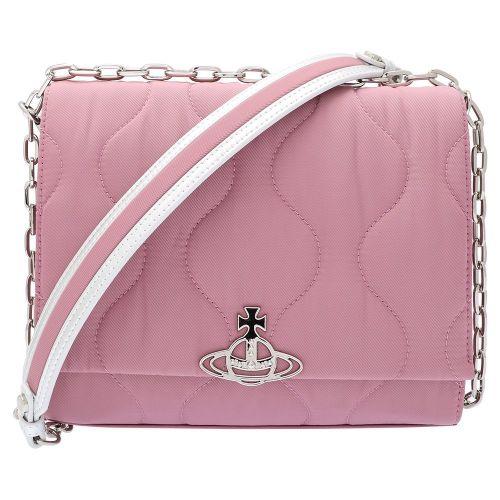 Womens Pink Lucy Nylon Medium Crossbody Bag 106740 by Vivienne Westwood from Hurleys