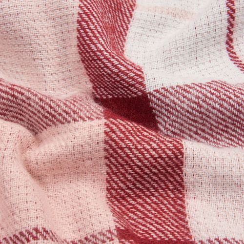 Womens Red/Pink Blair Tartan Scarf 92360 by Barbour from Hurleys