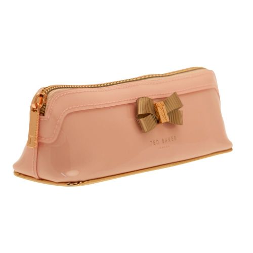 Womens Pale Pink Lora Bow Pencil Case 18692 by Ted Baker from Hurleys