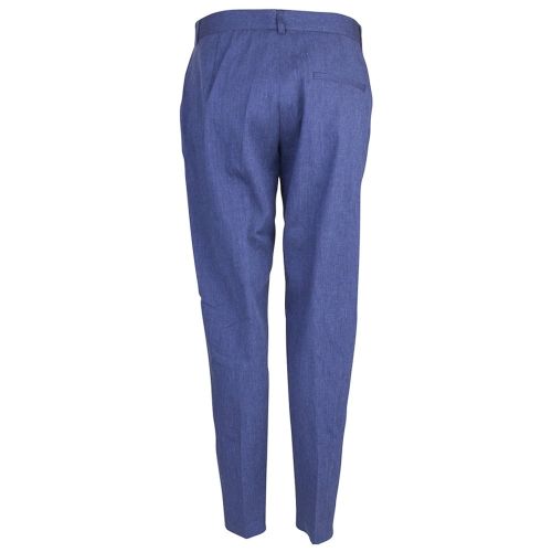 Indigo Bour Linen Tapered Trousers 9203 by French Connection from Hurleys