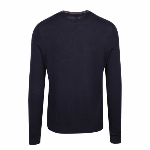 Mens Navy Mailais Crew Neck Knitted Jumper 43953 by Ted Baker from Hurleys