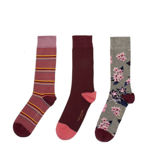 Mens Assorted Socktwo 3 Pack Sock Set 83348 by Ted Baker from Hurleys