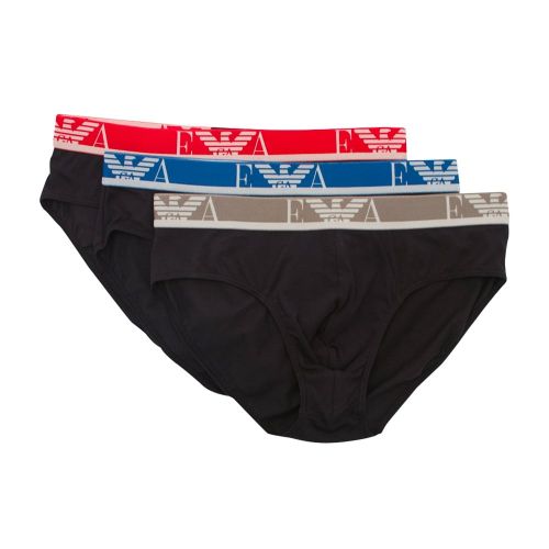 Mens Marine 3 Pack Briefs 7009 by Emporio Armani from Hurleys
