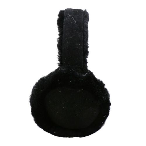 Womens Black Sheepskin Bluetooth Earmuff 98158 by UGG from Hurleys