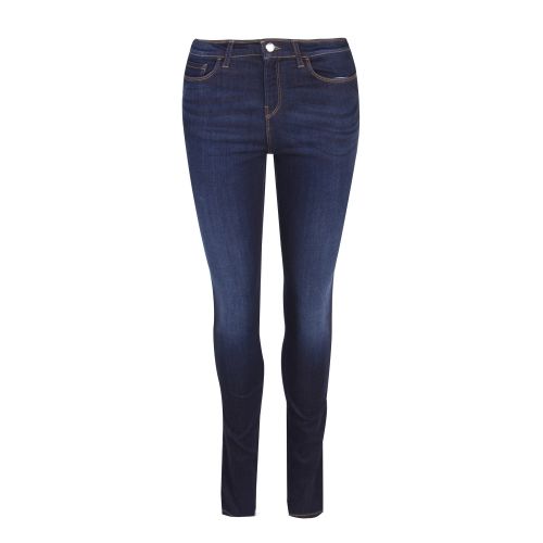 Womens Blue Wash J20 High Rise Skinny Fit Jeans 29080 by Emporio Armani from Hurleys