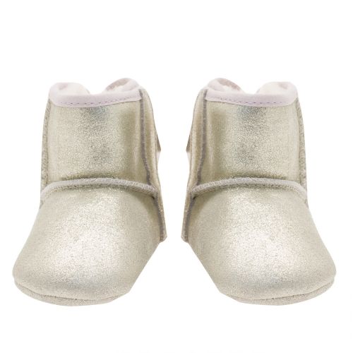 Infant Gold Jesse Bow II Metallic Booties (XS-S) 32483 by UGG from Hurleys