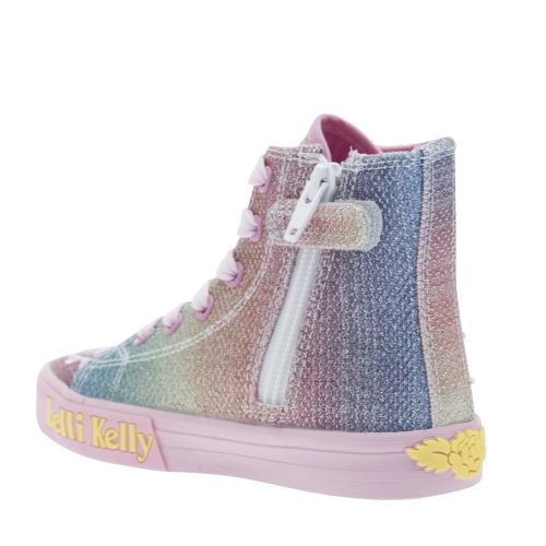 Girls Pink Shining Flamingo Mid Boots (26-35EUR) 25589 by Lelli Kelly from Hurleys