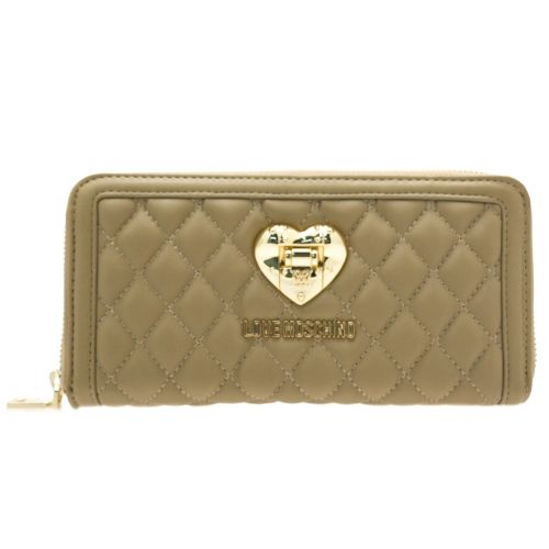Womens Sand Quilted Purse 66072 by Love Moschino from Hurleys