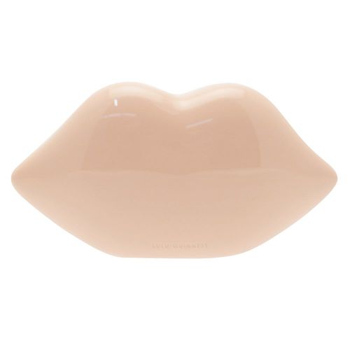 Womens Dusky Pink Perspex Lips Clutch Bag 72738 by Lulu Guinness from Hurleys
