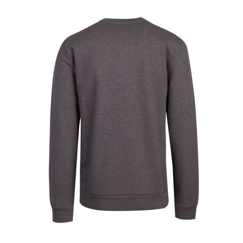 Mens Grey Marl Charles Logo Crew Sweat Top 78711 by Pyrenex from Hurleys
