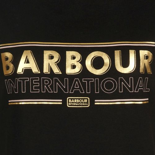 Womens Black Montegi S/s T Shirt 92127 by Barbour International from Hurleys