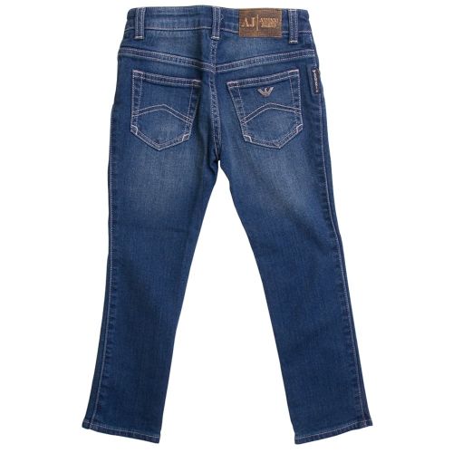 Boys Denim Wash Jeans 6502 by Armani Junior from Hurleys