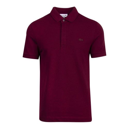 Lacoste Mens Burgundy Paris Regular Fit S/s Polo Shirt 74612 by Lacoste from Hurleys