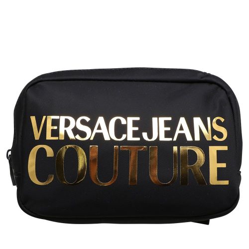 Mens Black Logo Bumbag 100968 by Versace Jeans Couture from Hurleys