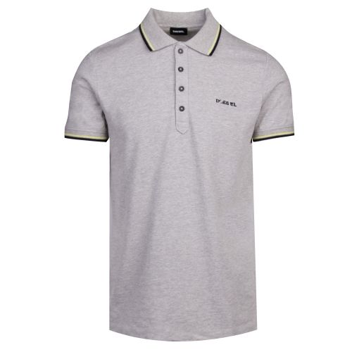Mens Grey T-Randy-Broken S/s Polo Shirt 40496 by Diesel from Hurleys