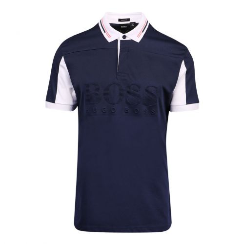 Athleisure Mens Navy Pavel S/s Polo Shirt 100765 by BOSS from Hurleys