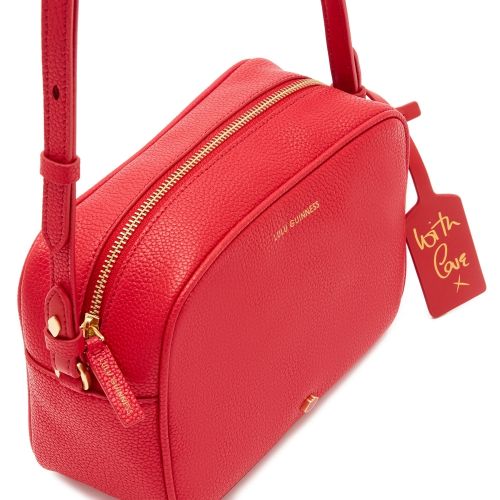 Womens Classic Red Patsy Camera Bag 47400 by Lulu Guinness from Hurleys