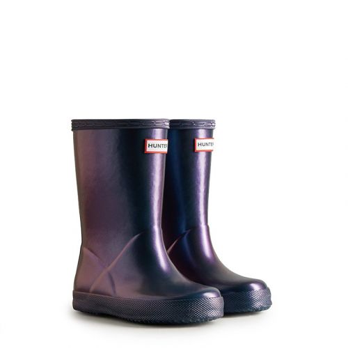 Girls Blue First Classic Nebula Wellington boots (4-11) 105027 by Hunter from Hurleys